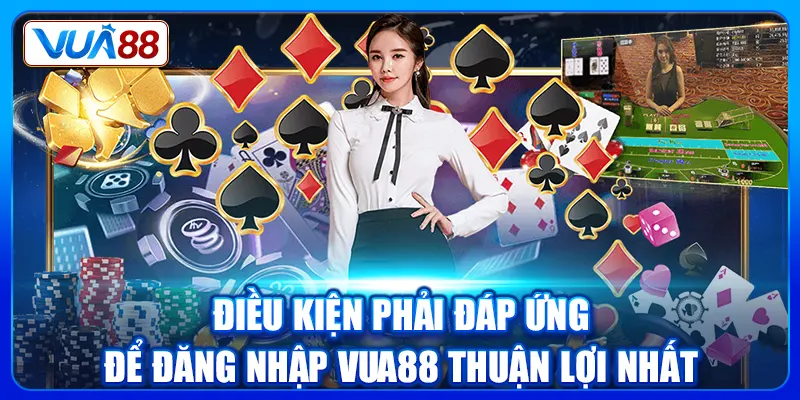 Điều kiện phải đáp ứng để đăng nhập Vua88 thuận lợi nhất