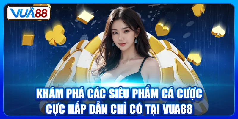 Khám phá các siêu phẩm cá cược cực hấp dẫn chỉ có tại Vua88