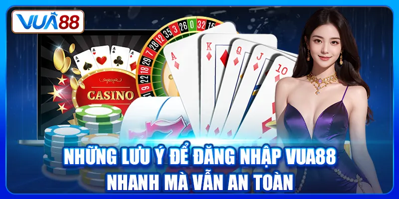 Những lưu ý để đăng nhập Vua88 nhanh mà vẫn an toàn